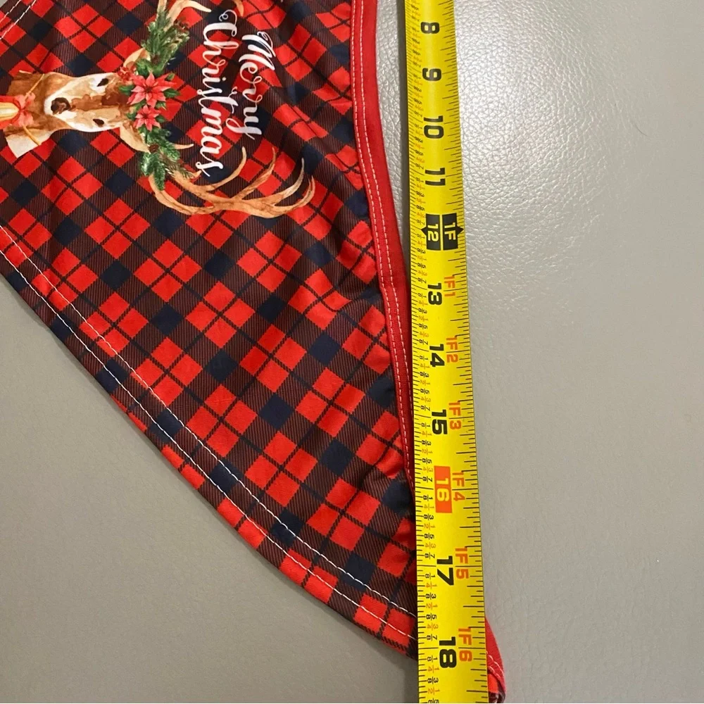 Christmas bandana for dogs 2 pcs size L